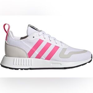Adidas Multix Shoes in Cloud White/Pulse Magenta